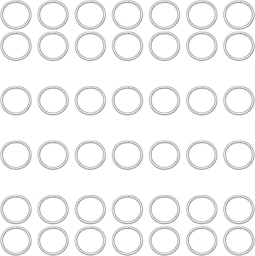 Miniatura 15 de 600Pcs Anillo de salto abierto de 5mm en oro, utilizado para llavero, fabricación de joyas, mantenimiento de collares y decoración de pendientes