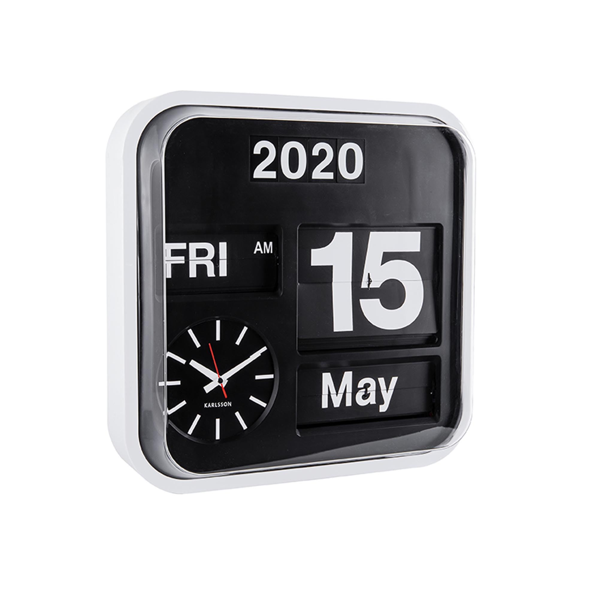 Karlsson KA4203 Orologio da Muro Big Flip, white