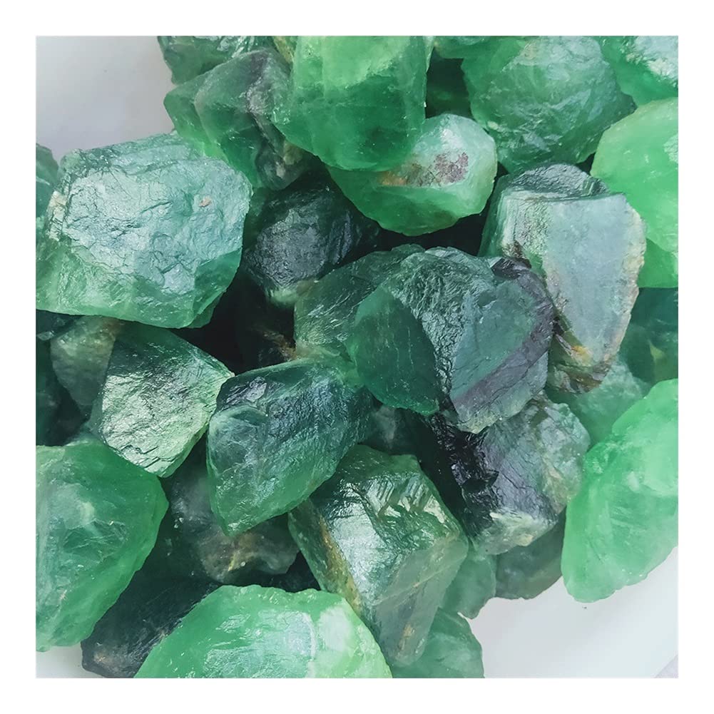 Cristallo Naturale Pietra Grezza Artigianato Cristallo Pietra di Fluorite Grezza Cristalli di Roccia di Quarzo Fluorite Verde Grezzo Naturale Collezioni di casa (Size : 230g)