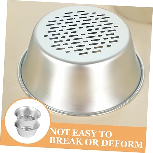Miniatura 6 de TOYANDONA Colador de malla de acero inoxidable con lavabo Cesta de drenaje de cocina de malla fina para verduras y frutas, mini lavadora de arroz