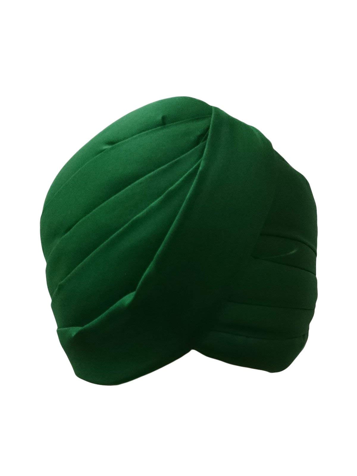 BookMyCostumeBookMyCostume Green Punjabi Pagdi Sardar Ji Indian Traditional Turban Costume Accessory for Boys and Men 8-14 Years