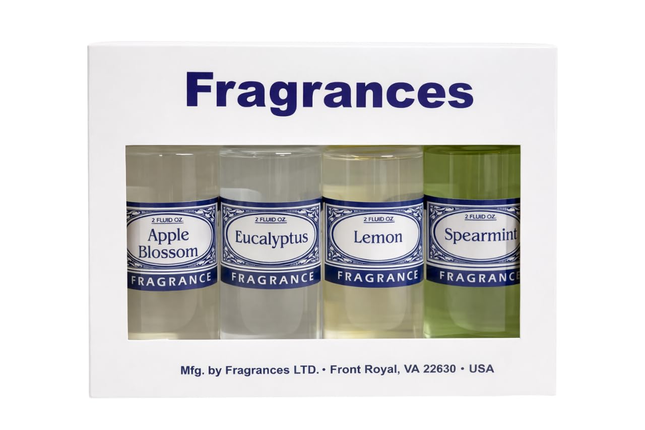 Photo 1 of Rainbow, RainMate, Sirena, Hyla Compatible Vacuum Fragrances – Assorted Fragrance 4-Pack For Water-Based Vacuums (Spring Fresh - Eucalyptus, Spearmint, Apple Blossom, Lemon)