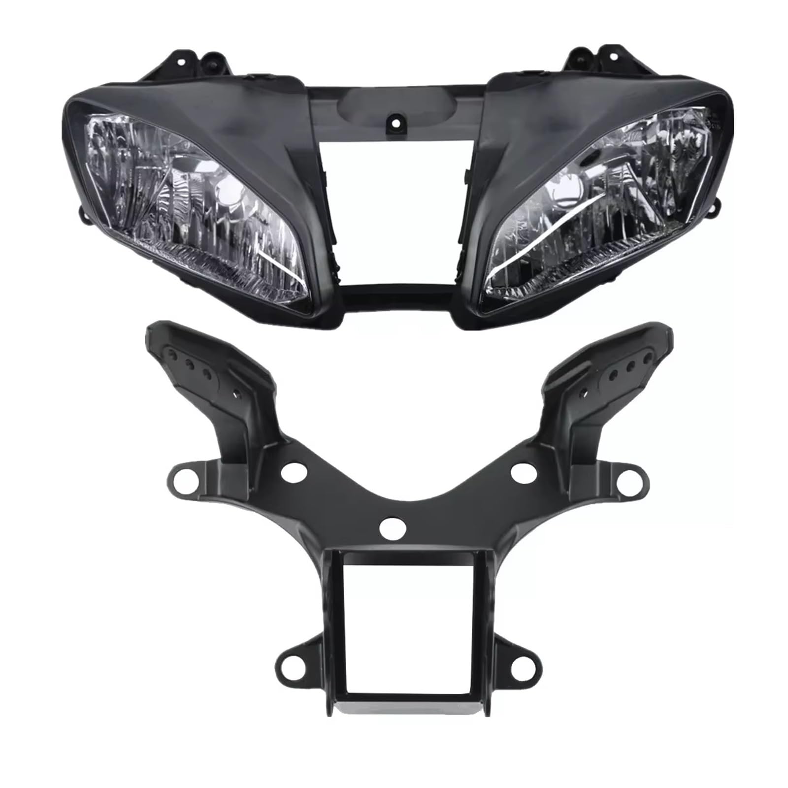 Feux Avant Moto pour YZF-R6 pour YZF R6 2008 2009 2010 2011 2012 2013 2014 2015 2016 Support De Carénage Supérieur De Phare Avant De Moto Phare Avant Moto(with Bracket)