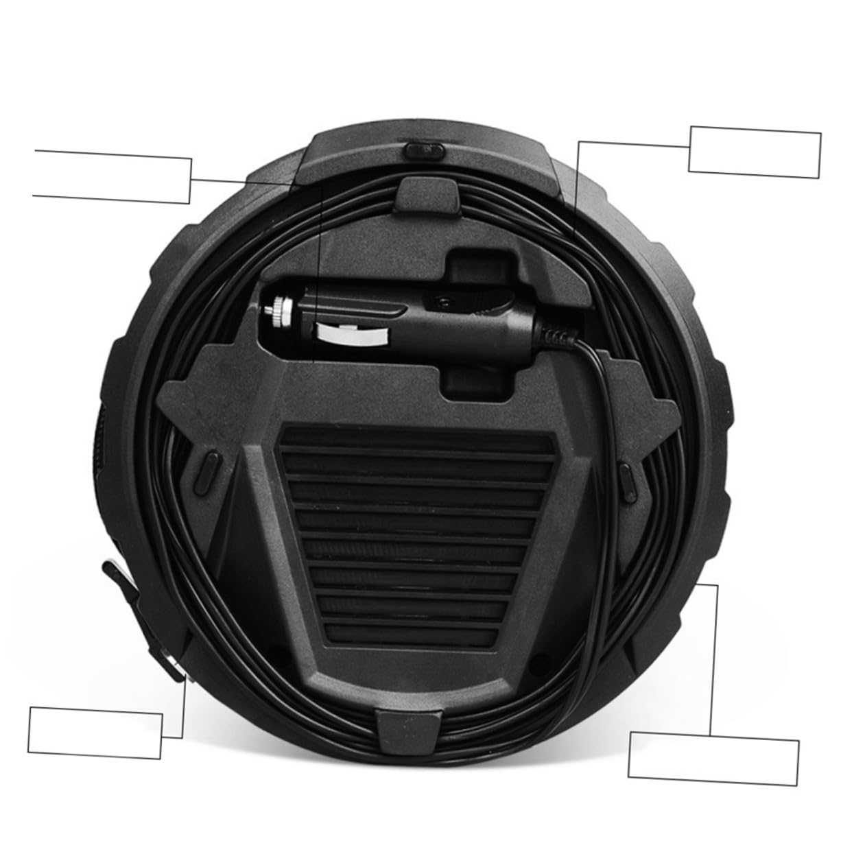 12v Compressore Portatile per Auto con Intelligente Gonfiatore per Pneumatici Emergenze e Riparazioni Stradali