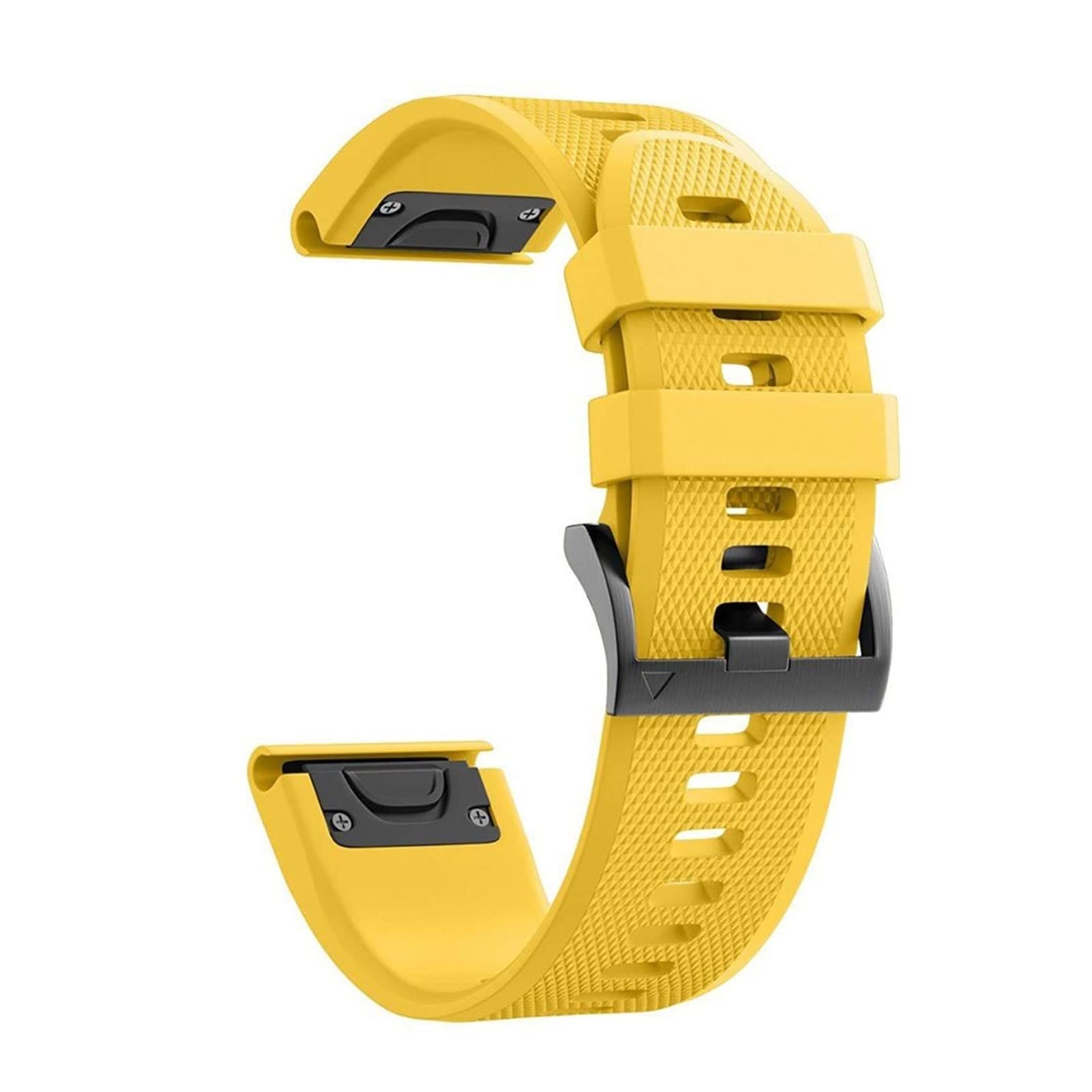 Bracelet en silicone 26mm pour Garmin Fenix 3 et 3HR jaune