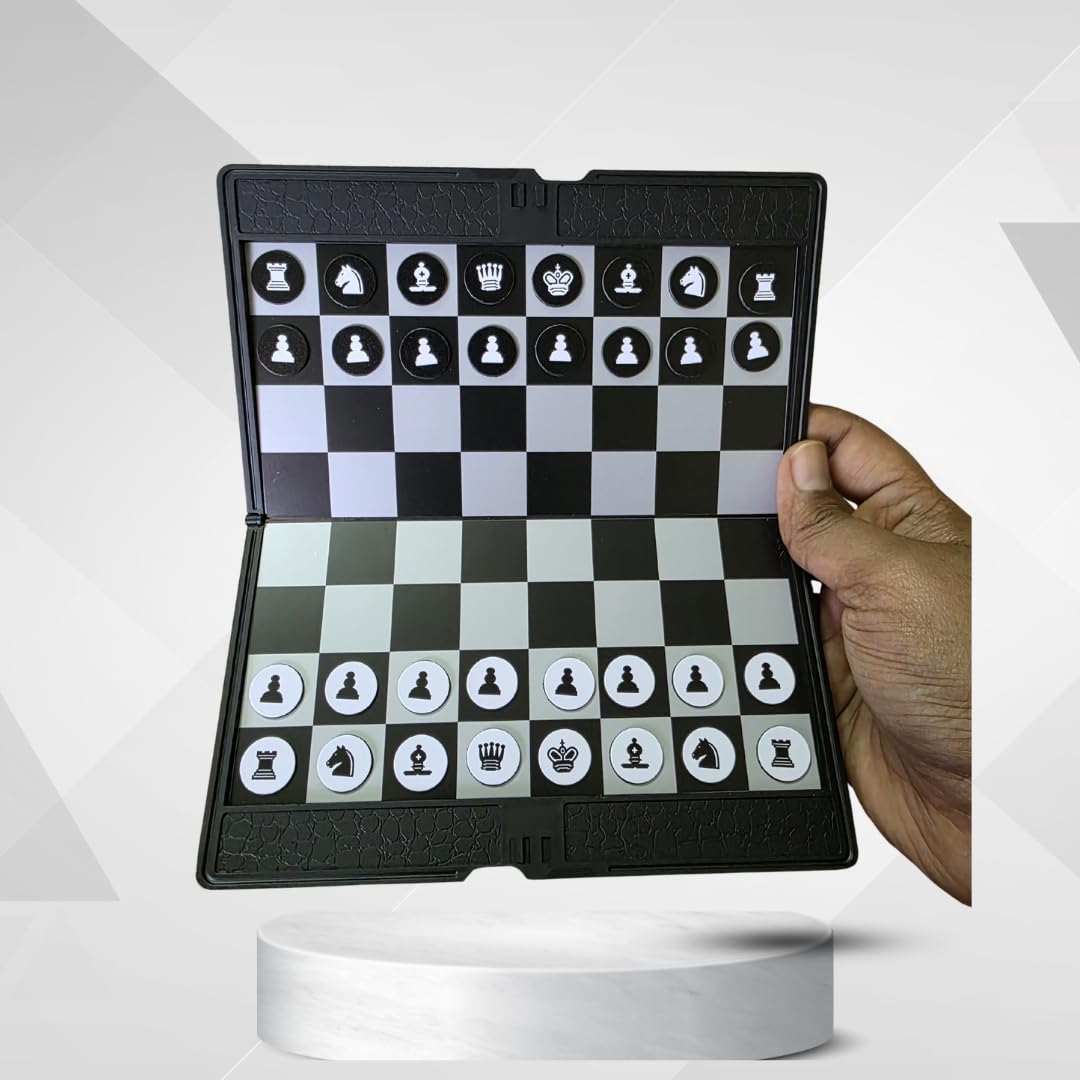 Portable Pocket Chess Set – Magnetic, Foldable & Compact for Travel – Perfect for On-The-Go Chess Games – Lightweight & Travel-Friendly – Ideal for Adults, Kids, and Family Fun-image-16