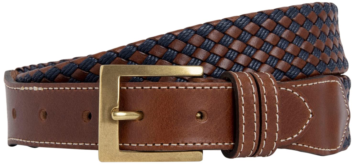 Hackett London PLAIT LTHR CORD, 551BLUE, 28
