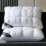 Deep Sleep Pillows 2 Pack – Hotel Quality Bed Pillows Queen Size for Sleeping, Neck Support for Side, Back & Stomach Sleepers, Soft Down Polyester Cover, Washable & Hypoallergenic