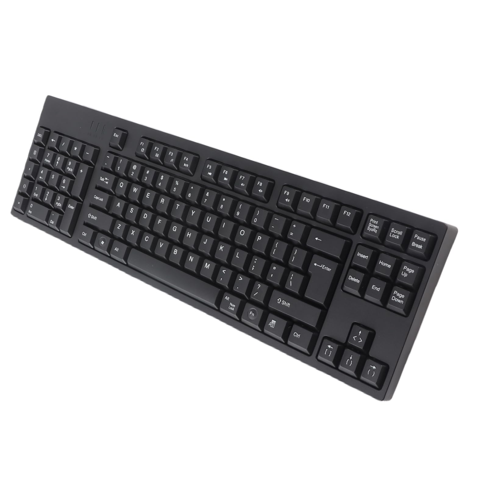 Annadue Teclado para Zurdos 109 Teclas Tipo C Diseño Ergonómico Teclado de Oficina Plug and Play para Diseñador de Contabilidad Empresarial, en Inglés con Diseño de EE. UU.