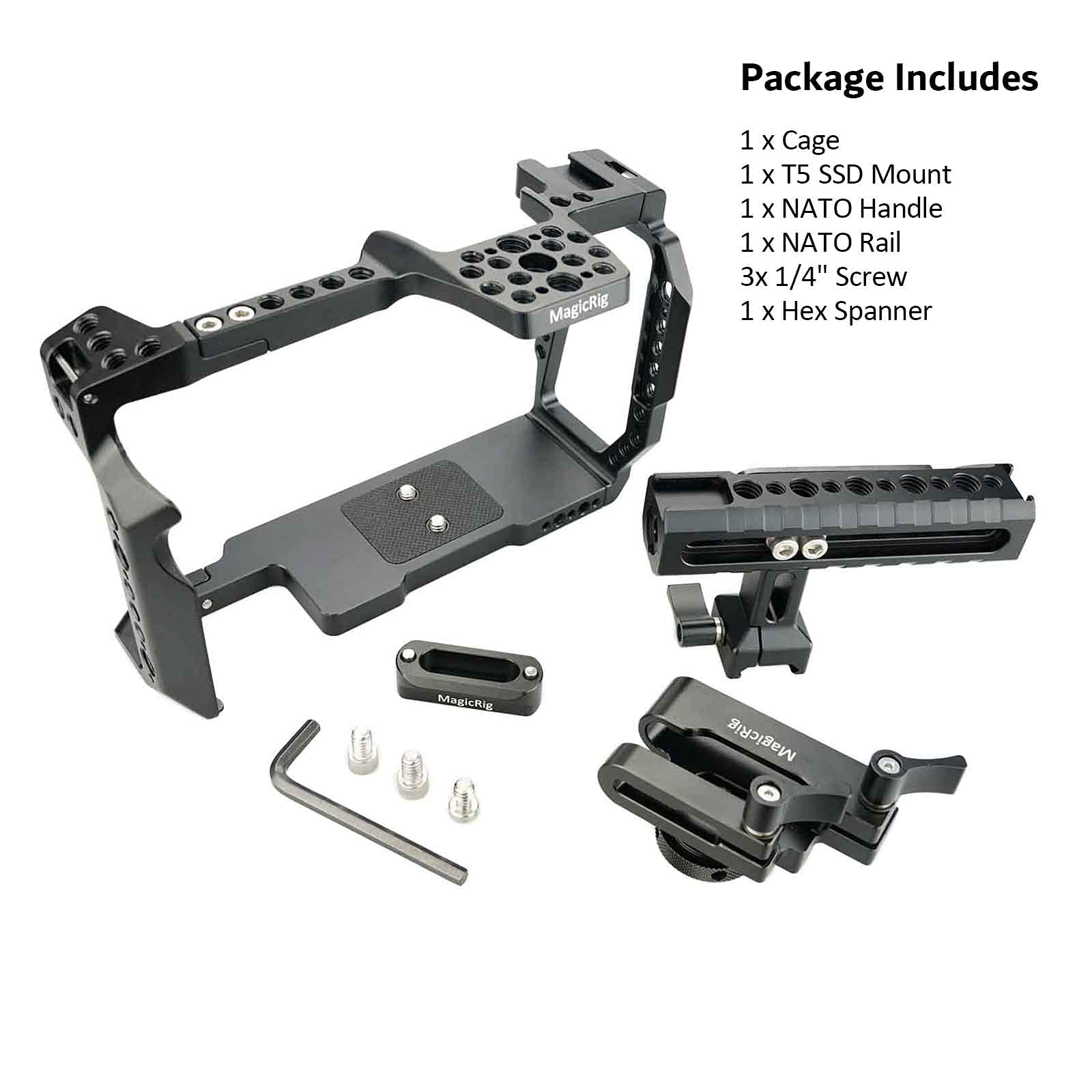 Amazon.co.jp: MAGICRIG BMPCC 6K Pro / 6K G2 カメラケージ NATO