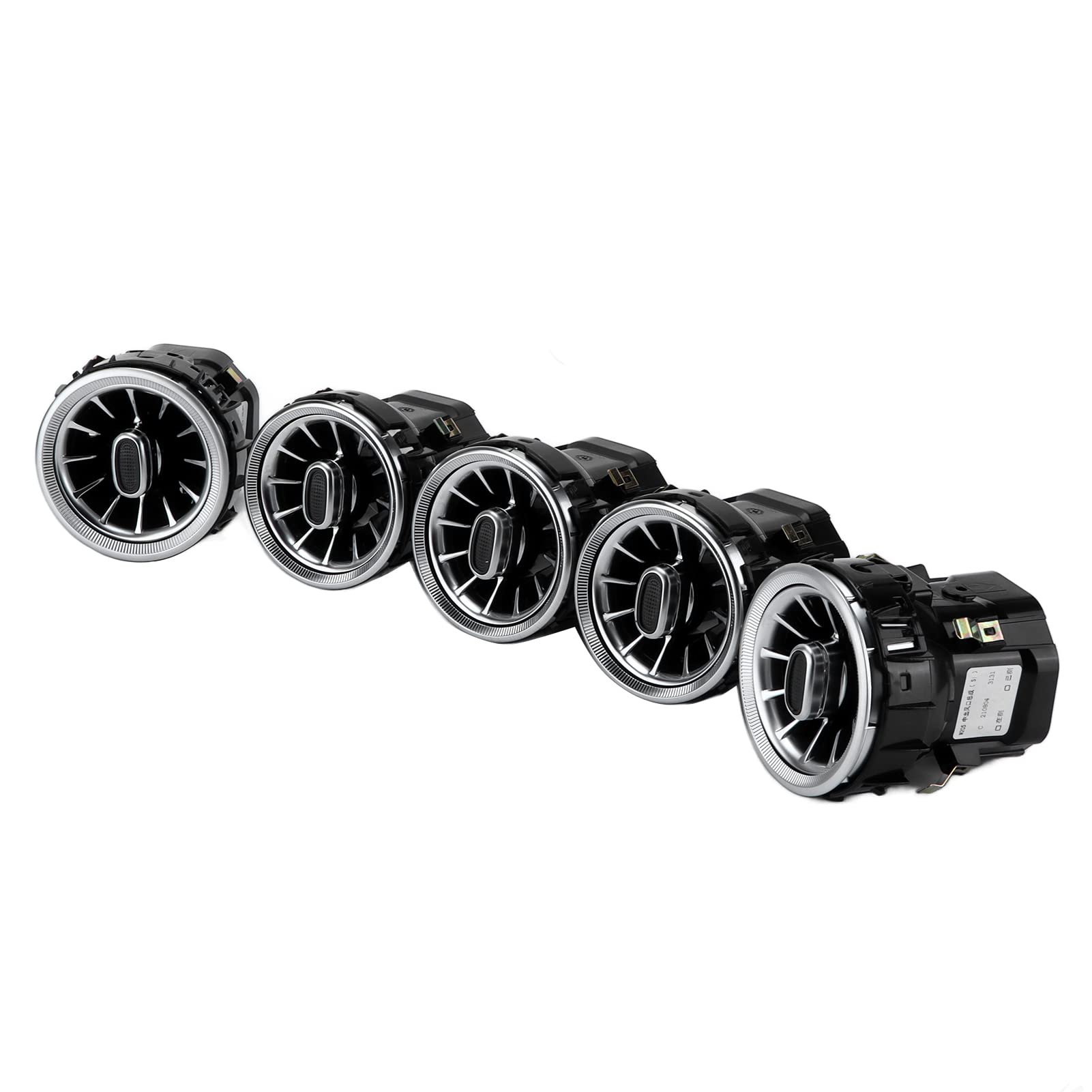 Generic LED Turbo Agth Light, Turbo Air Vent Cluc i Odtwarzaj 3 Kolor Trwały dla Samochodu
