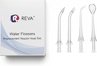 Reva Water Flosser Replacement Heads - Oral Irrigator Jet Tips Refill