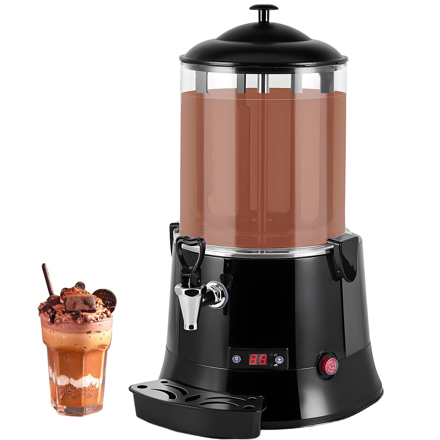 Chocolatera de 10 litros con Temperatura Ajustable para Calentar Bebidas.