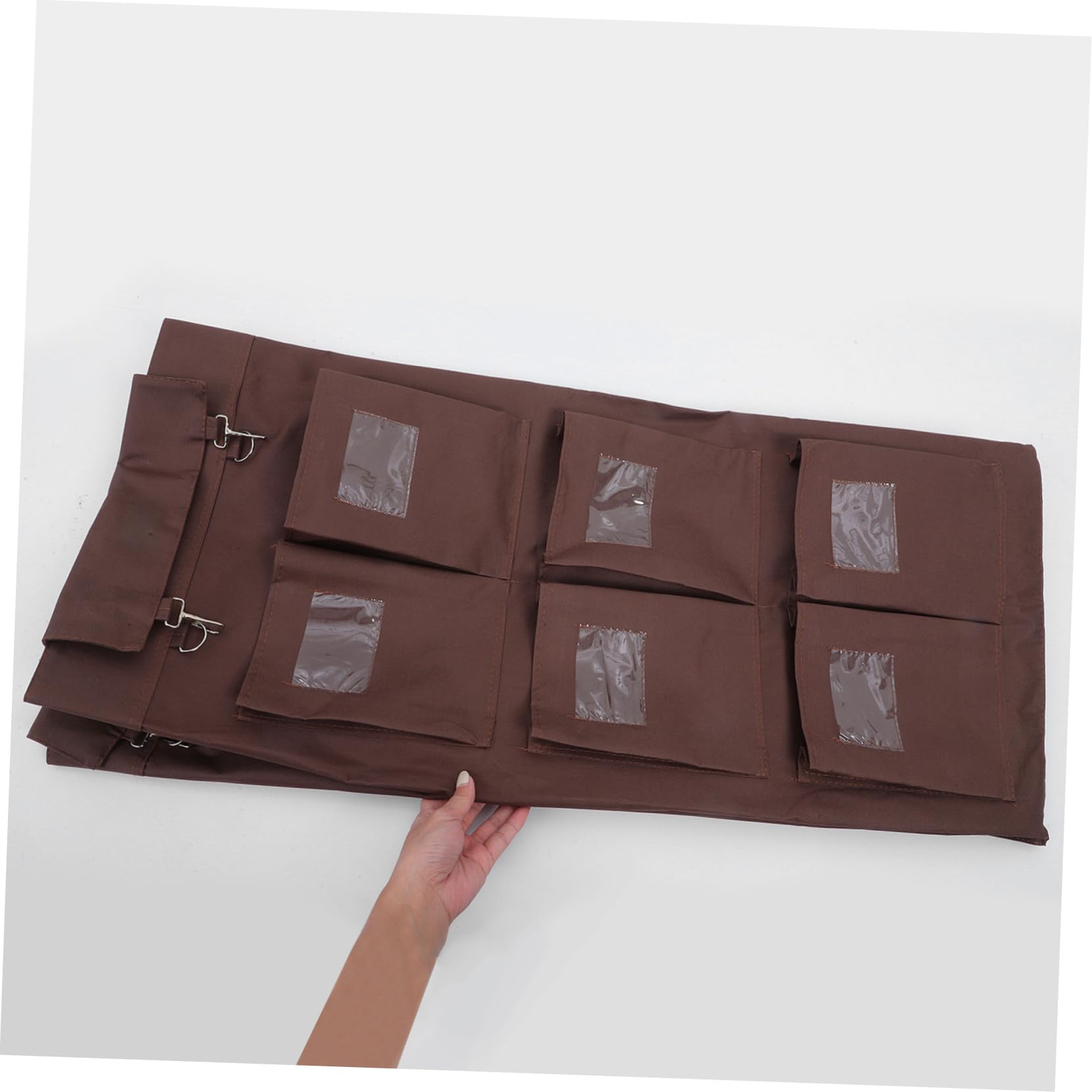 Cabilock Bolsa para Carrito de Limpieza Compatible con 6 Bolsillos, Gran Capacidad Material Oxford y PVC, Adecuado para Hotel y Servicio de Limpieza