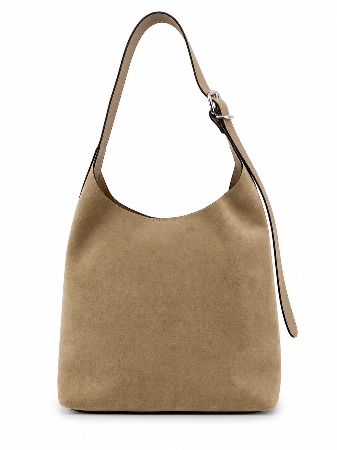 Women's Genuine Leather Shoulder Handbag | Adjustable Strap Hobo Tote Bag | Large Capacity Handheld Purse with Zipper Closure for Office, Shopping, Travel & Daily Use-image-4