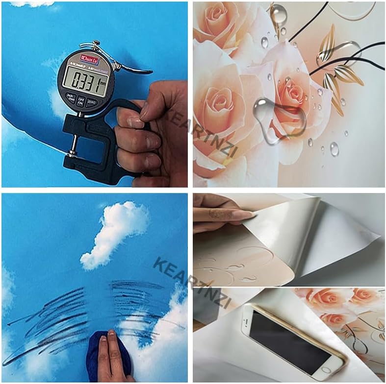 Miniatura 4 de KEARTNZI Papel pintado de bosque verde 3D personalizado árboles mural autoadhesivo animal sala de estar sofá fondo mural de pared decoración del