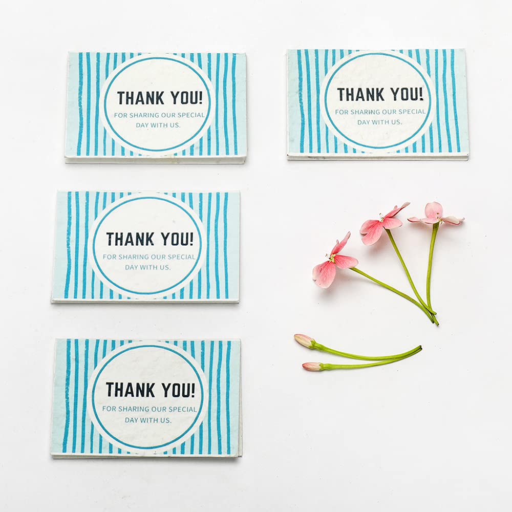 Kavi Plantable Seed Paper Cards, Eco-friendly Gifts, Plantable Greeting Cards for All, Germinating Paper, Eco-Friendly, Recycled and Handmade Seed Paper Cards (Pack of 50)