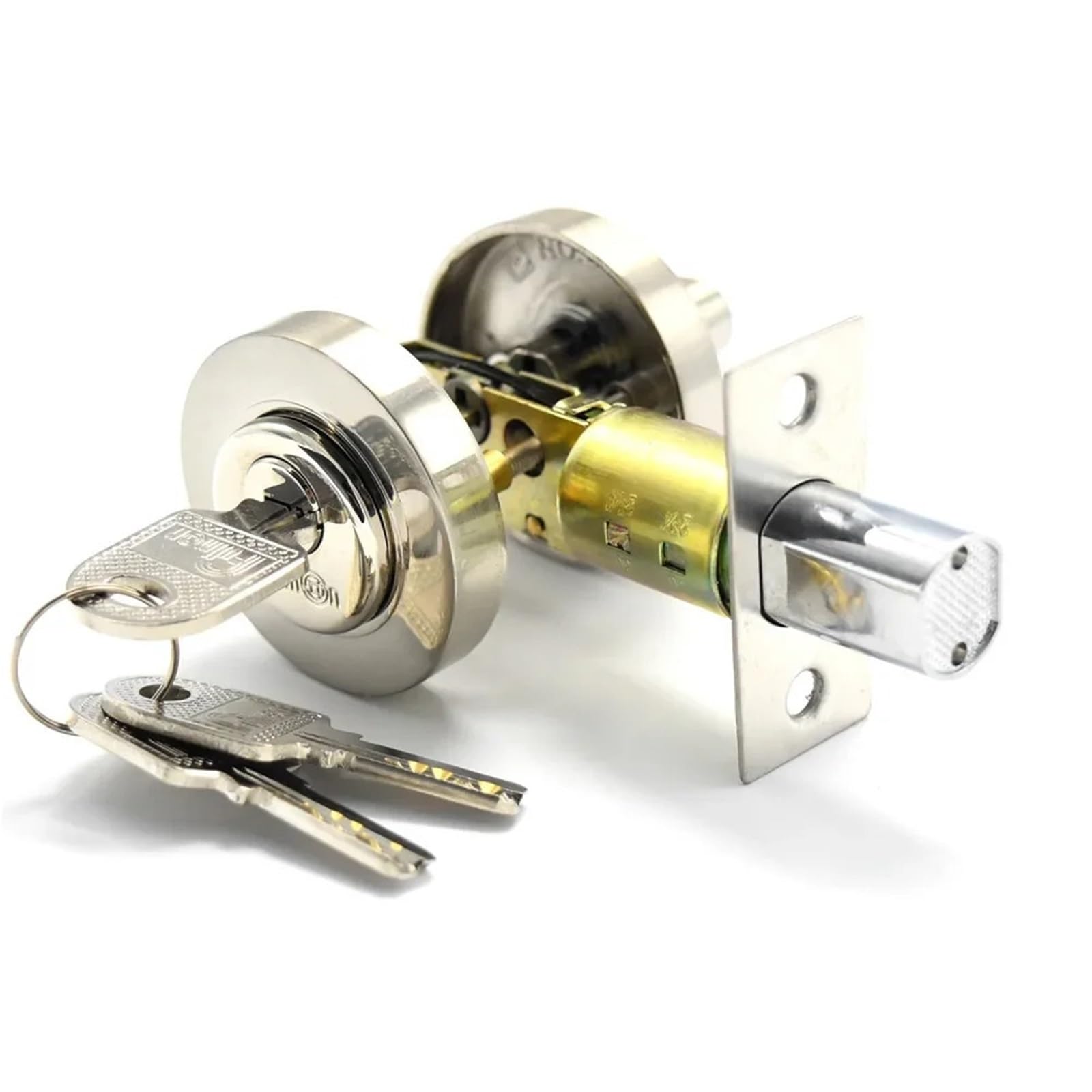 Serrure de porte en acier inoxydable MMS241 G bronze rouge élégante