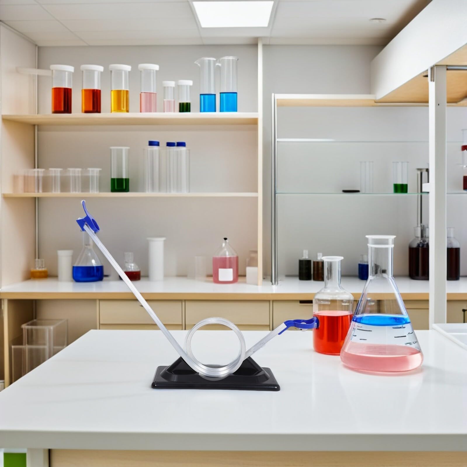 Cabilock Herramienta de Enseñanza del Efecto Centrífugo para Experimento de Inercia Equipo de Ciencias de Secundaria Accesorio Clase de Física y Laboratorios Escolares