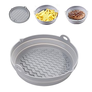 Air Fryer Silicone Liners - Reusable Non-Stick Air Fryer Silicone Pot Liner Reusable Air Fryer Silicone P