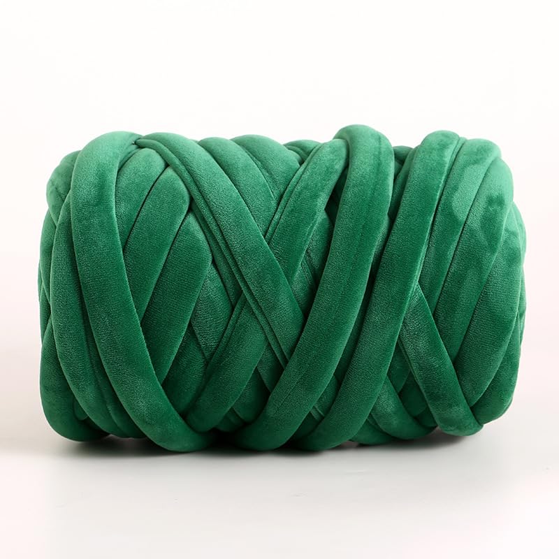 Chunky Chenille Yarn, Przędza dziewiarska poliestrowo-bawełniana z bawełnianym rdzeniem, wielokolorowa, 1 kg(13)