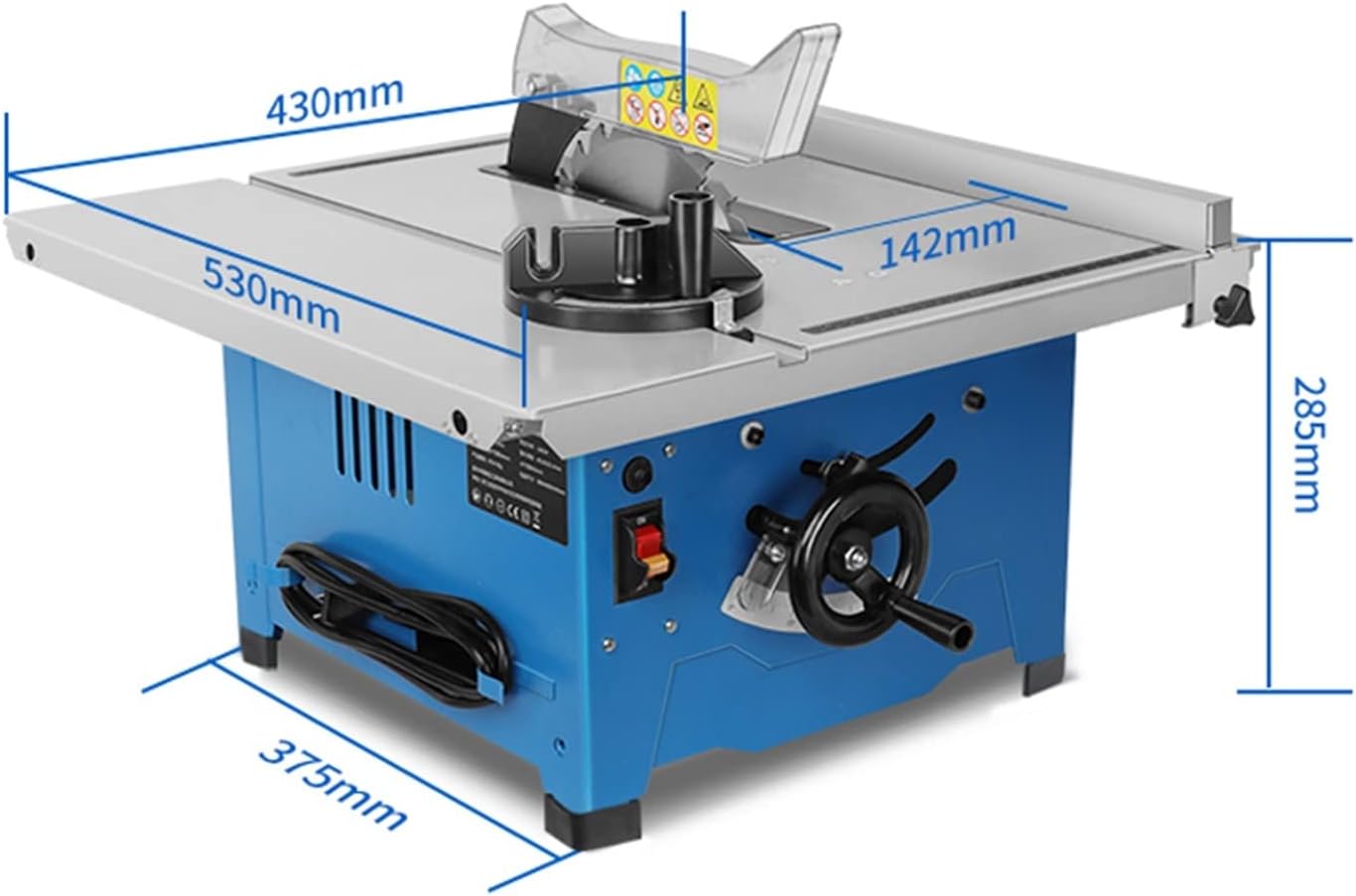 FENVY 8-Inch Household Miniature Woodworking Table Saw Electric Multi-Function Precision Dust-Proof Decoration Cutting Machine with High Efficiency, 1005002405677113