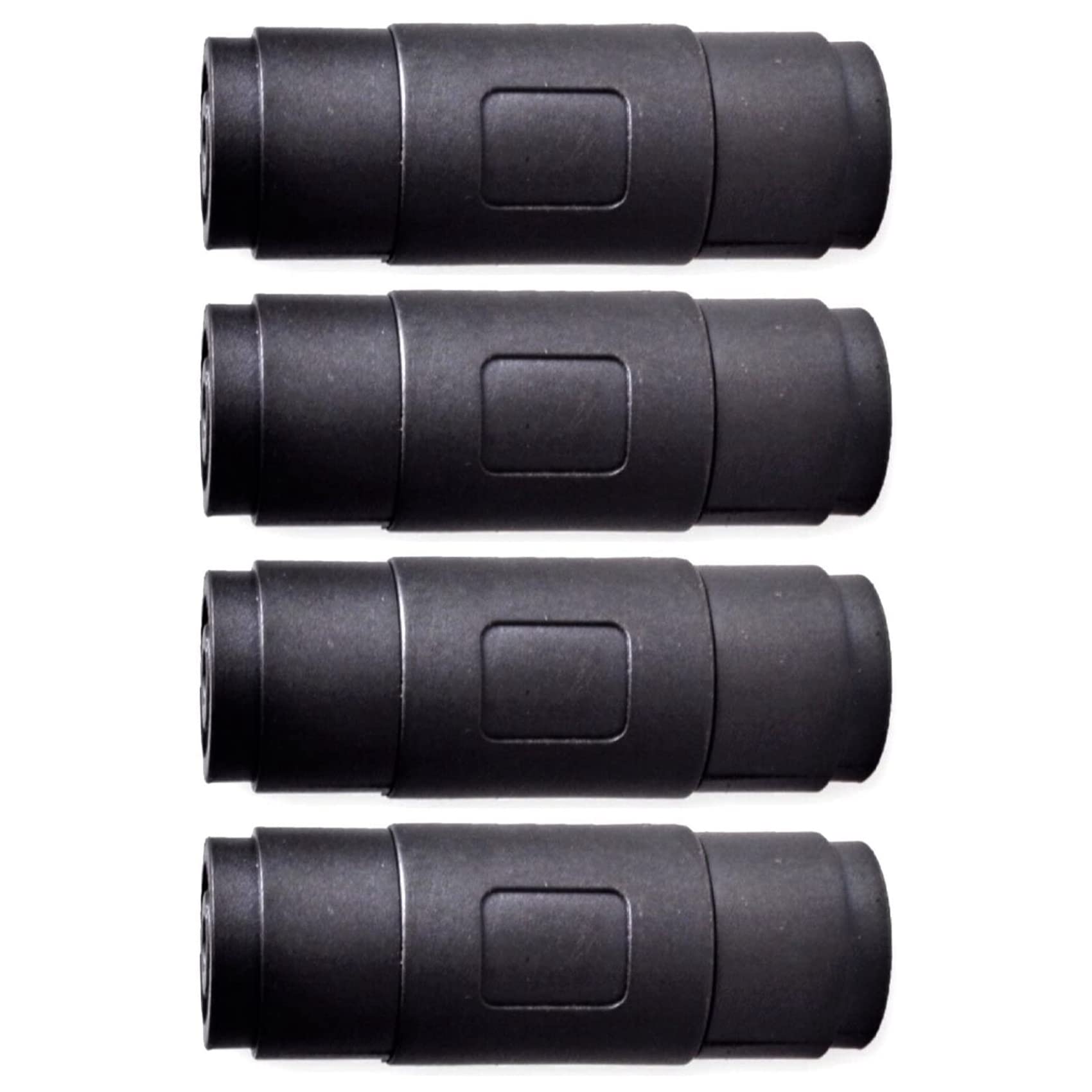 Conectores Speakon Hembra A Hembra 4 Polos - Pack De 4, Acoplador Recto, Para Altavoces Y Amplificadores