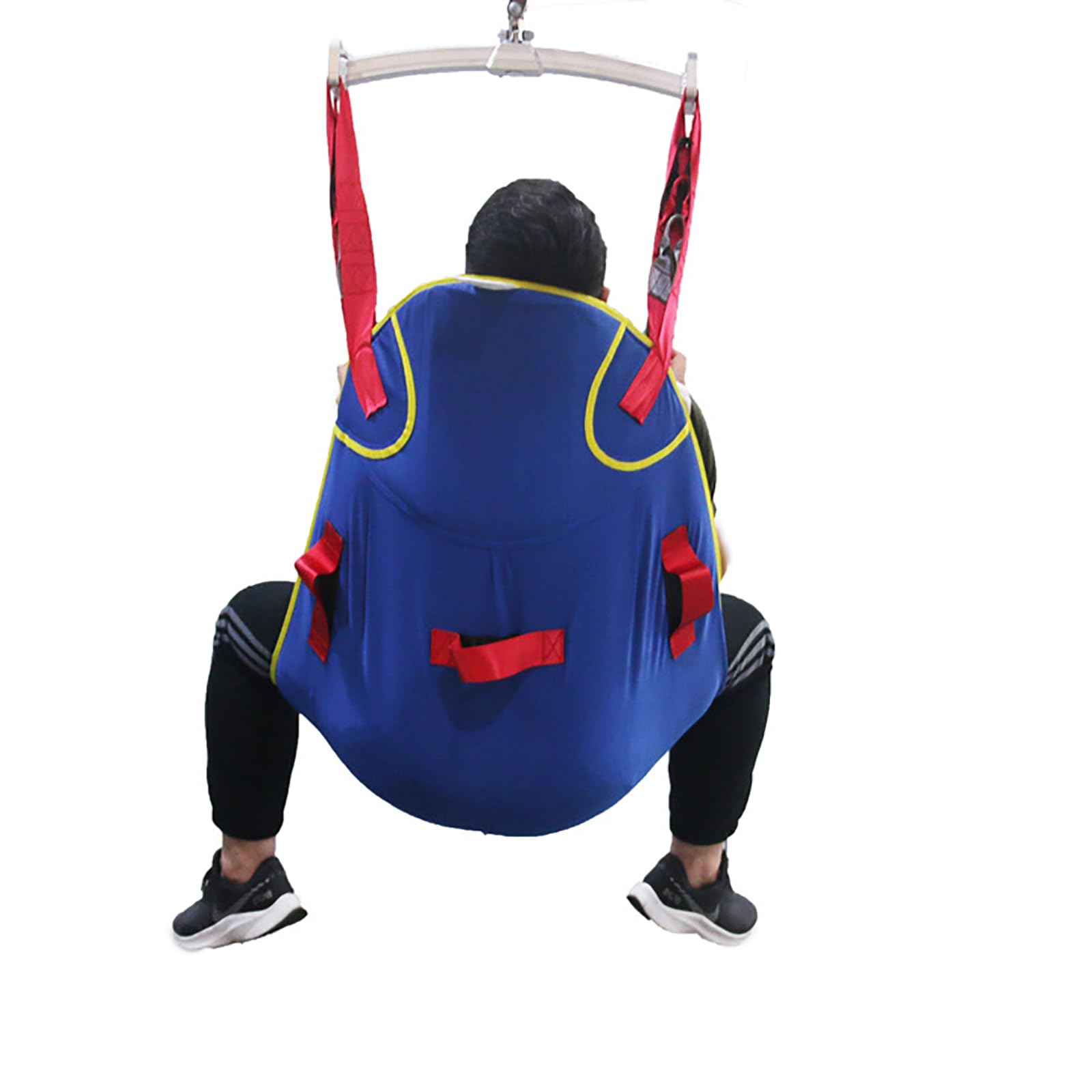 Almohadilla De Transferencia para Grúa De Pacientes, Cinturón De Cuerpo Completo, Capacidad De Carga De 90/150 Kg, Asa Ajustable Y Tejido Transpirable, Ideal para Hospitales, Residencias