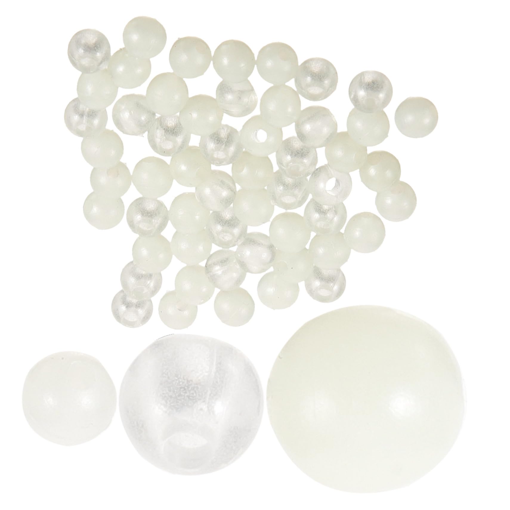 KOMBIUDA 300pcs Glow in Dark Fishing Lure Fresh Saltwater Luminous Blocking for Fishing Tackle