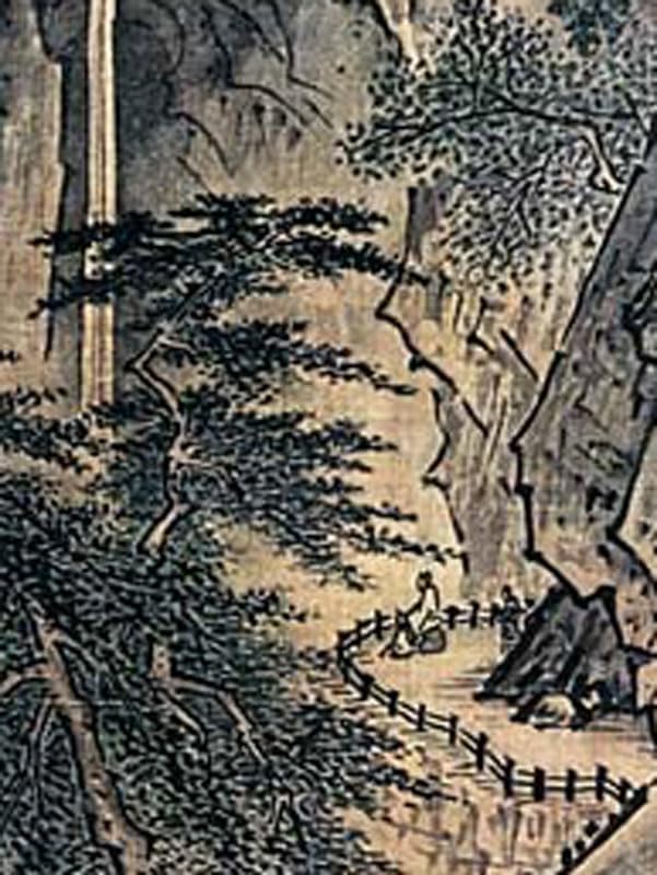 雪舟『山水長巻(四季山水図)』(模写)」 by ながつかゆうこ｜Artmeter