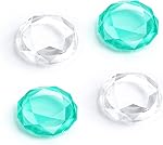 DLseego Poignées de poignées de passage d'animaux pour commutateur OLED/Switch/Sélecteur Lite Bouchons de bouton Joy Con pour ours mignons de joystick Couverture silicone douce analogique - Bleu et vert