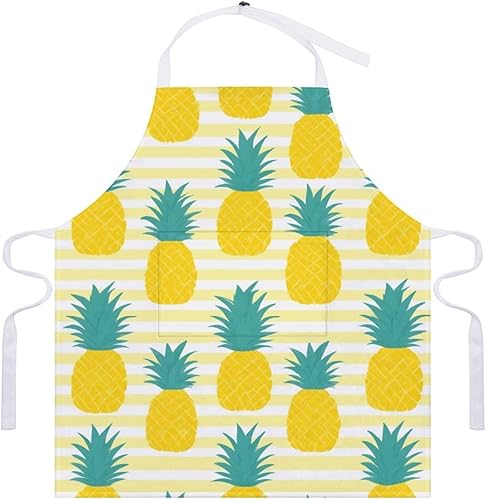 Miniatura 7 de Delantal ligero para mujer con bolsillo, resistente al agua a la moda para cocinar en casa