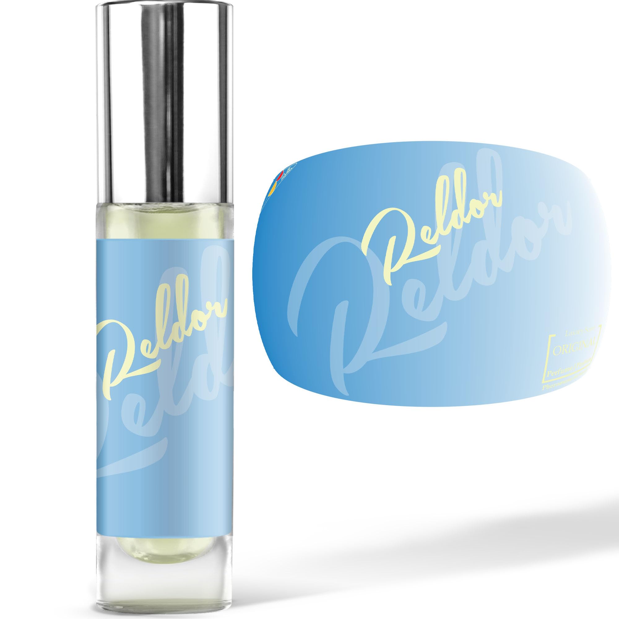 Cologne for Men Woody Roll-On Perfume - Sophisticated Citrus Cedar and Vetiver Fragrance - Long-Lasting Scent in Convenient