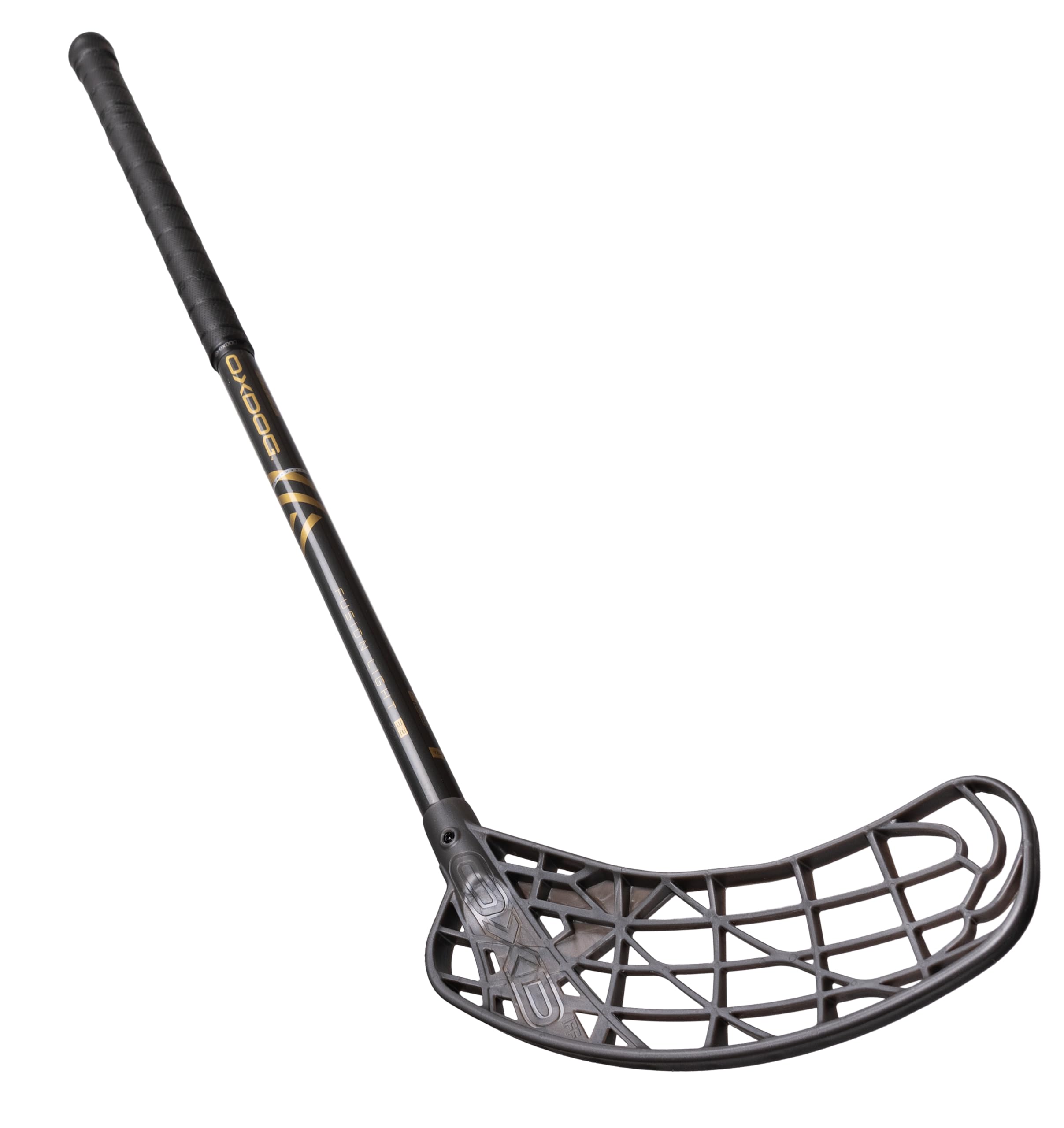 Oxdog | Floorball Schläger Unihockey Stock - Fusion Light 32, mit IFF Zertifikat, Gebogene Schaufel für optimale Ballkontrolle,
