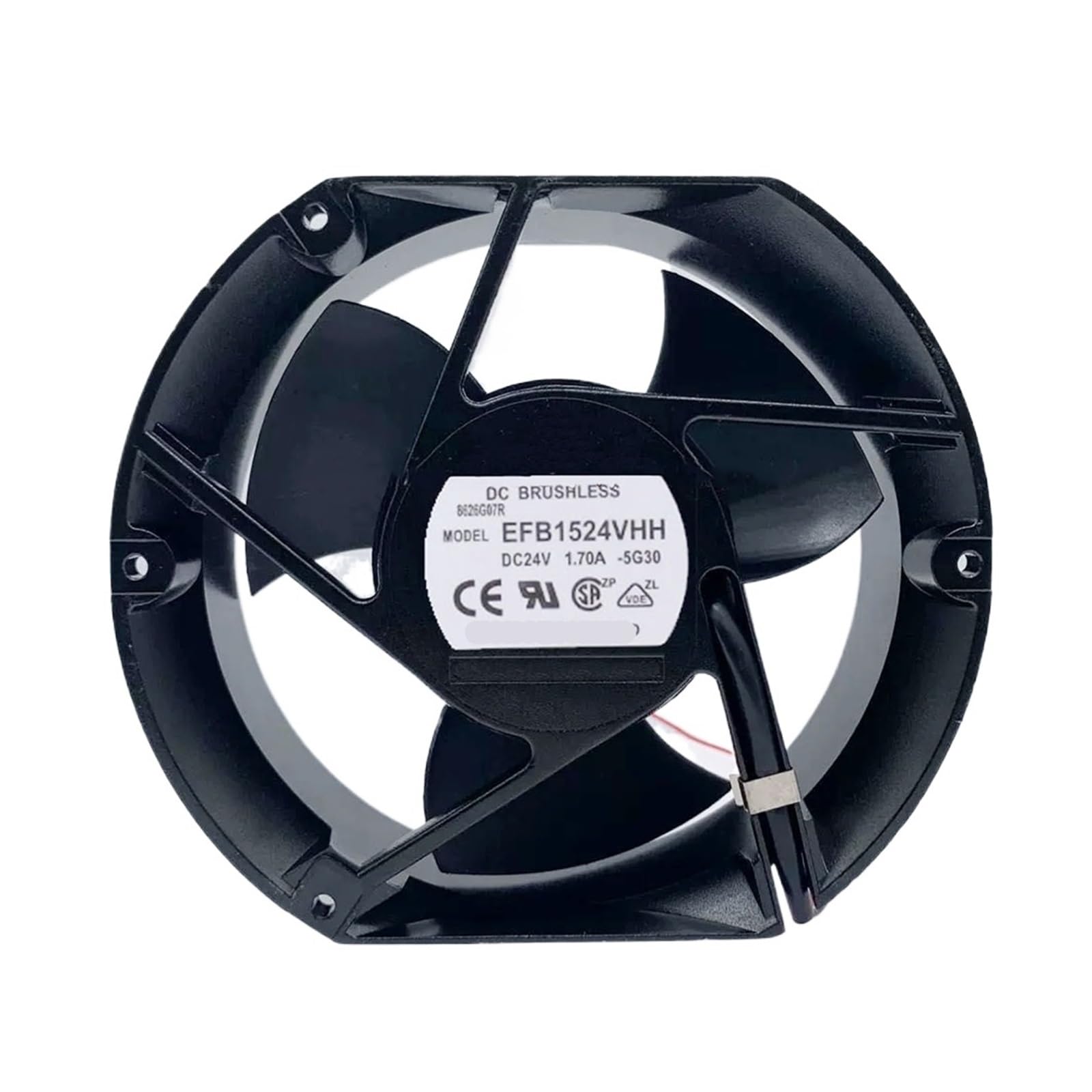 YLPWKMVZ Radiator EFB1524VHH 24VDC 1.70A 172 * 150 * 51mm Server cooling fan