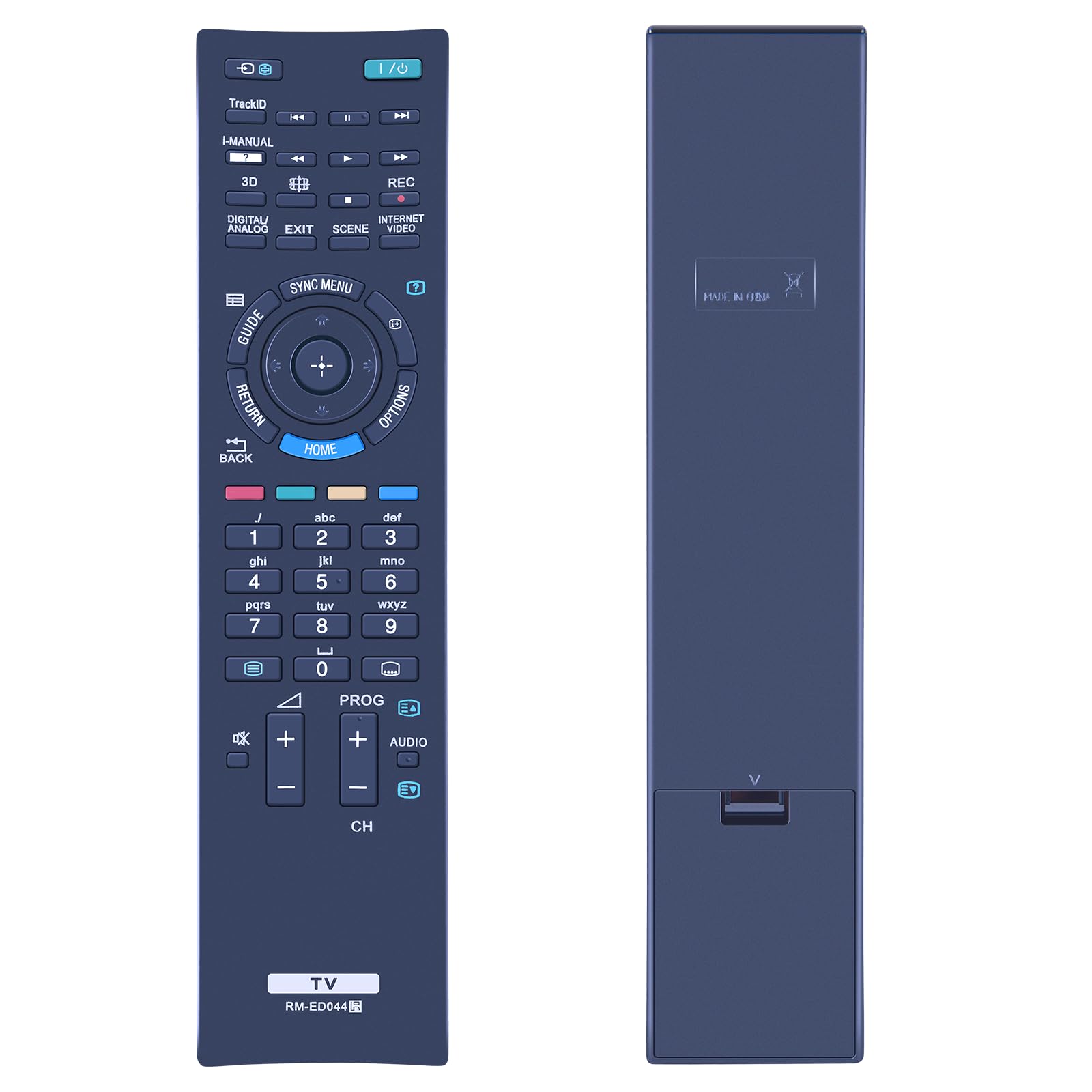 GOUYESHO RM-ED044 Remote Control Suitable for Sony Compatible with KDL-40EX723 KDL-37EX723 KDL-55EX721 KDL-46EX721 KDL-55EX728 KDL-46EX728 KDL-40HX725 KDL-60NX720 KDL-55NX720 KDL-46NX725 KDL-40NX725