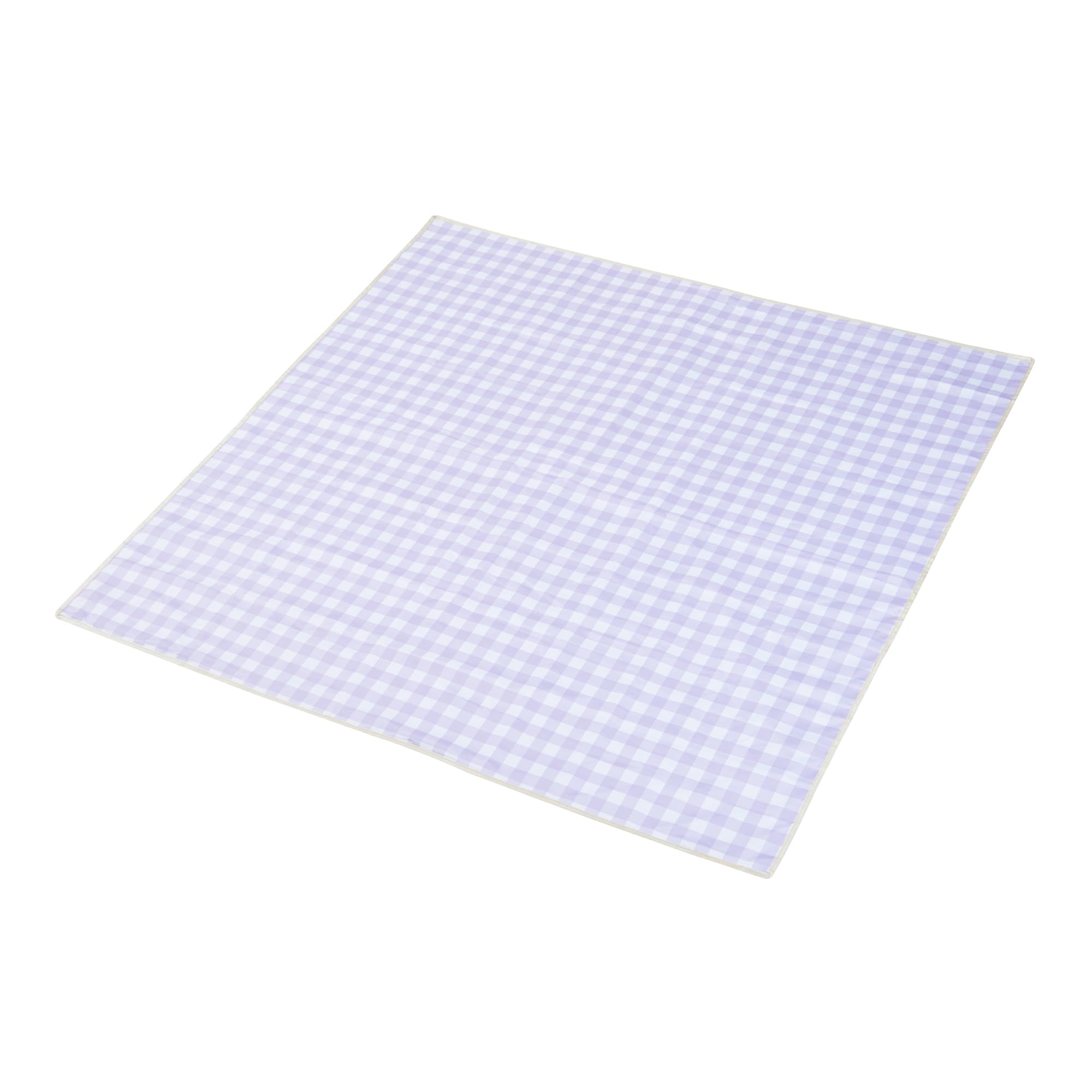 casa.pro Cestino Picnic per 2 Persone con Accessori Completi Valigetta Picnic in Vimini con Posate Piatti Bicchieri Coperta e Borsa Termica Design a Scacchi Bianco e Viola