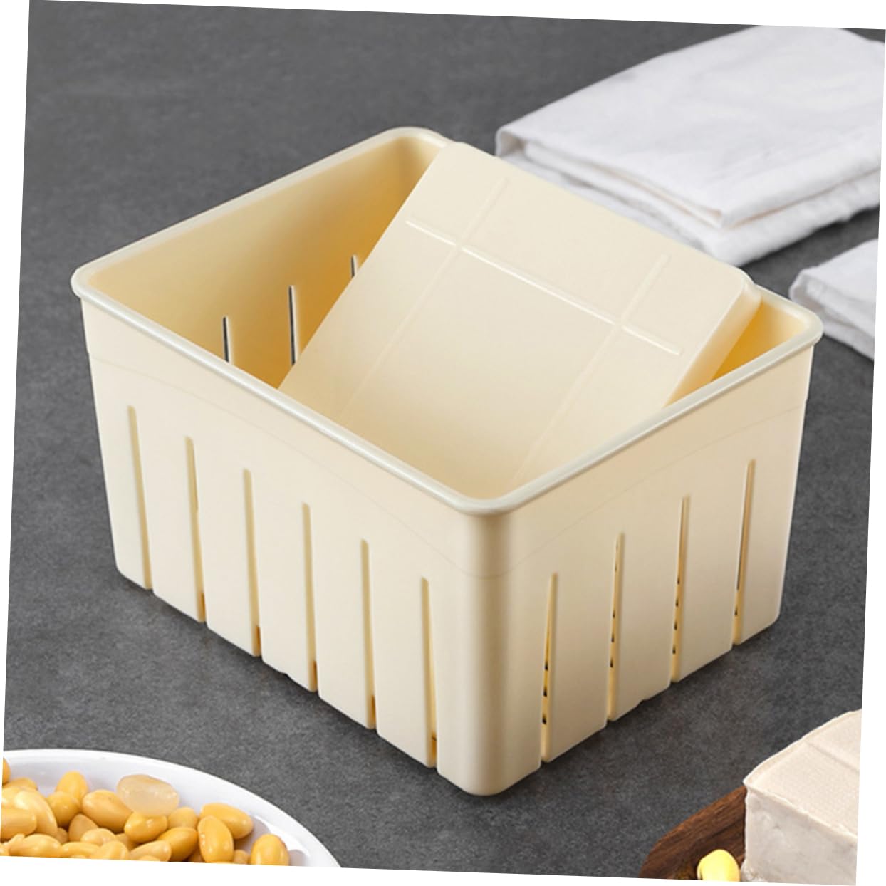 BRIGHTFUFU Homemade Tofu Mould Set Tofu Makersp Mold Bean Curd Mold for Cheese and Yogurt Making