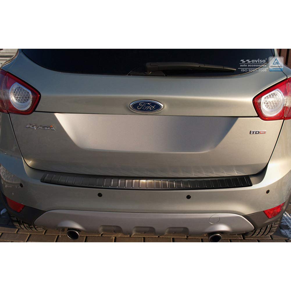 Protezione paraurti posteriore auto, in acciaio inox cromato, per Kuga 2008-2012