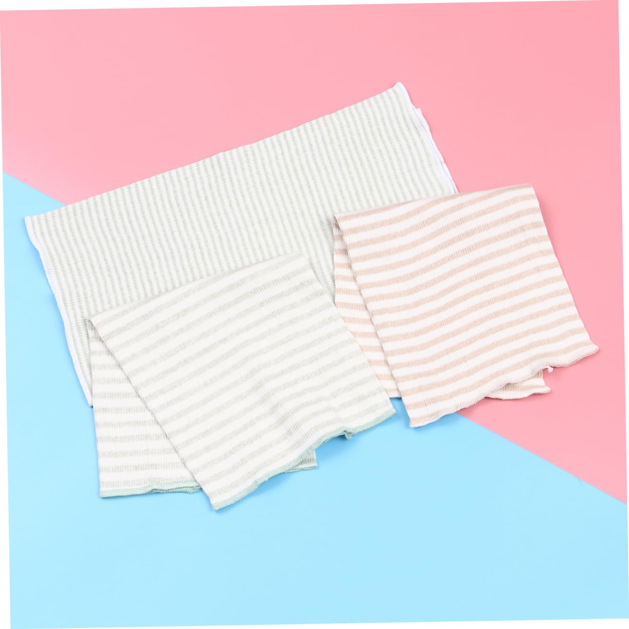 ERINGOGO Lot de 3 Bandeaux Ombilicaux en Coton, 34cm, 1 Couche, Doux et Confortables, Soin du Cordon pour -né et Nourrisson Couleur Aléatoire