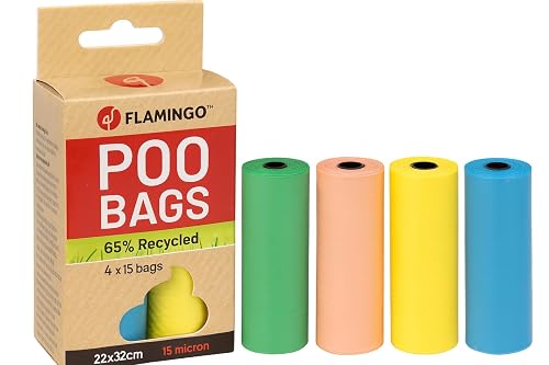 Flamingo Bolsa para LA Caca RECICLADA Poco Multicolor 4x15PZS