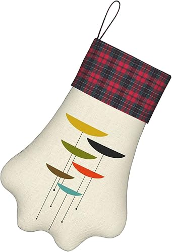 Vista 33 de WURTON Impresión nativa americana de Navidad para mascotas, chimenea, colgante para perro, gato, regalo y decoración de árbol de Navidad