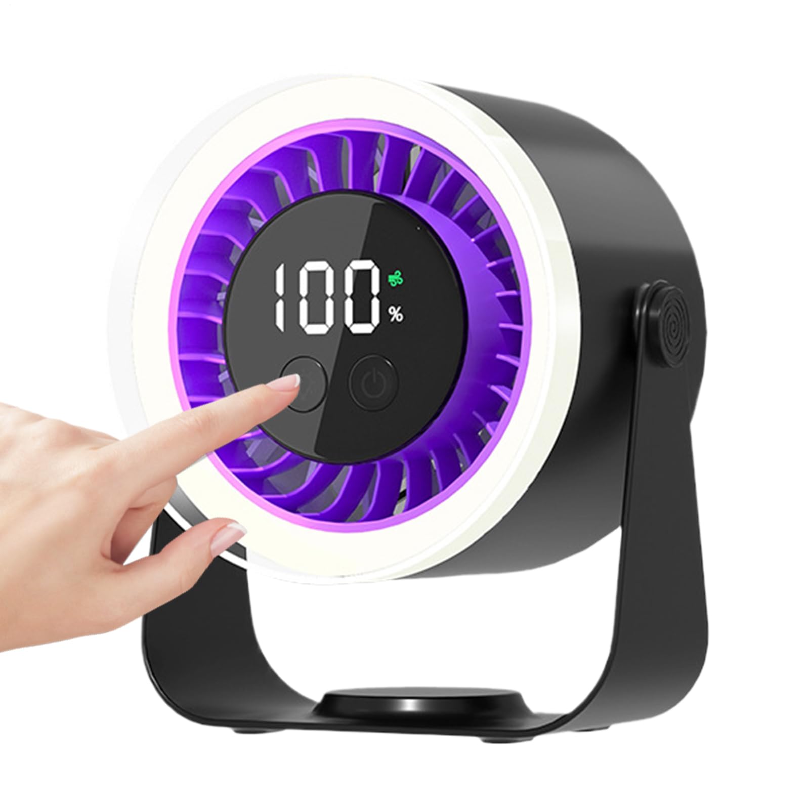 Circulateur de refroidissement silencieux mini ventilateur de bureau économie d'espace