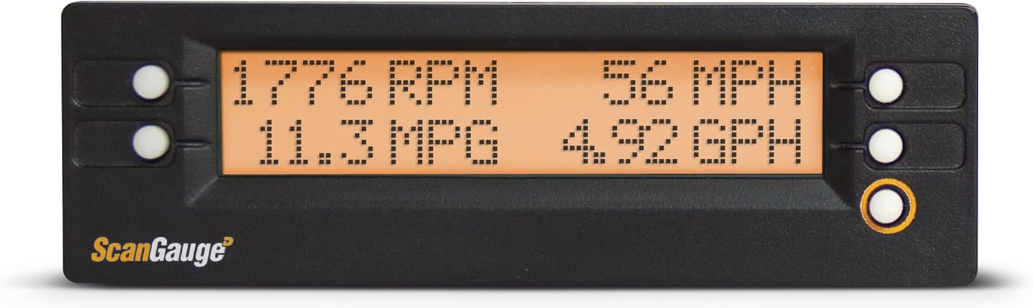 ScanGauge D J1939 (9pin) & J1708 (6pin) Vehicle Monitor for OTR Trucks & Diesel Pusher Motorhomes