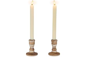 Inweder Rustic Candle Holders for a Warm Ambiance