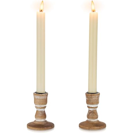 Inweder Rustic Candle Holders for a Warm Ambiance