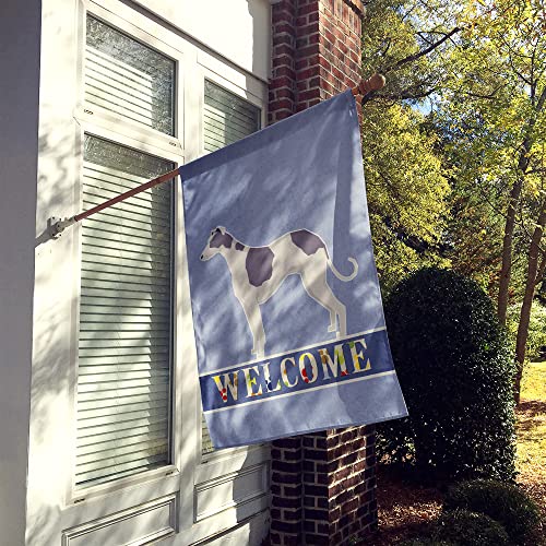 Greyhound Welcome Flag grand drapeau résistant aux intempéries pour façade de maison - 3
