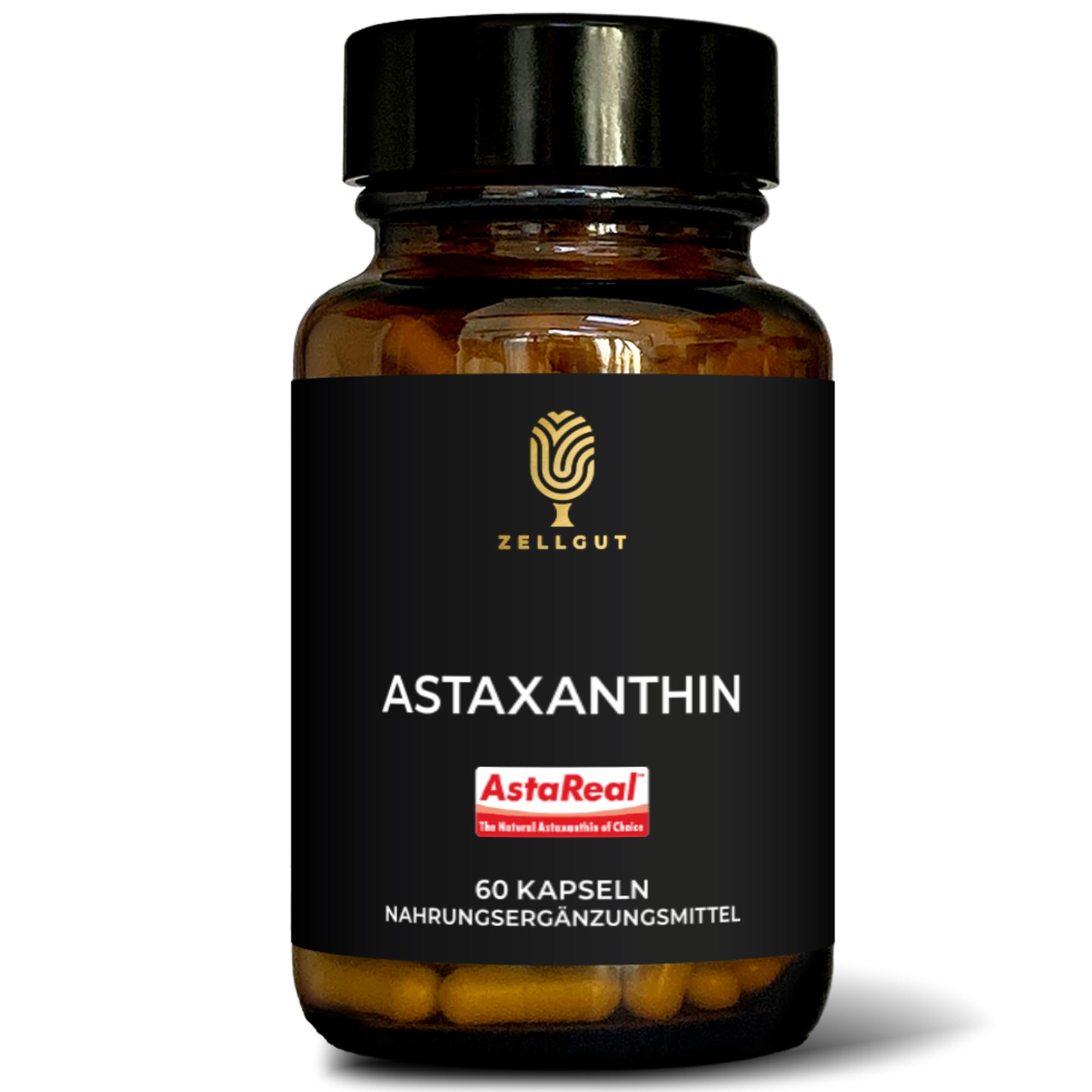 ASTAXANTHIN • mit geprüftem Markenrohstoff AstaReal® • optimale Bioverfügbarkeit • natürliches Antioxidans • 60 Kapseln