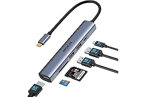 6 in 1 MacBook Adapter - The Perfect Multiport Expansion Solution