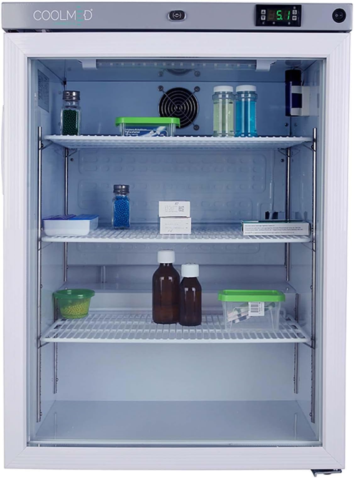 CMG125 Glass Door Pharmacy Medical Fridge 145L